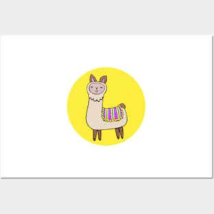 Cute alpaca Posters and Art